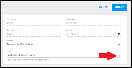 highlight of the small dropdown icon.