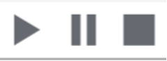 play, pause and stop icons