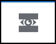 Icon for the screen masking tool. 