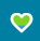 this is an image of the heart icon.
