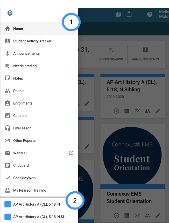 Home Pearson Connexus Support