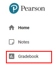 image of the gradebook link