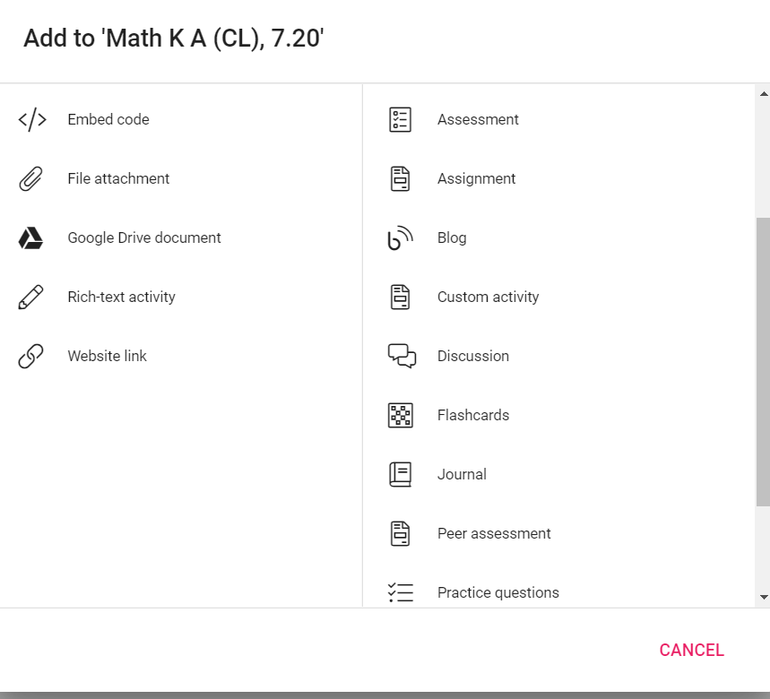 Supported File Types, Assignments, Assessments